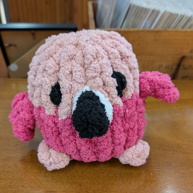 Knit Flamingo