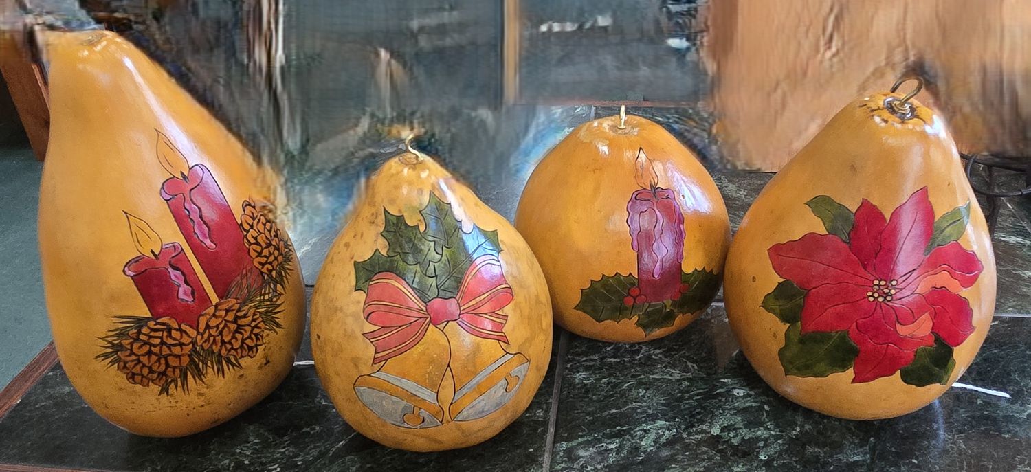 x-mas gourds