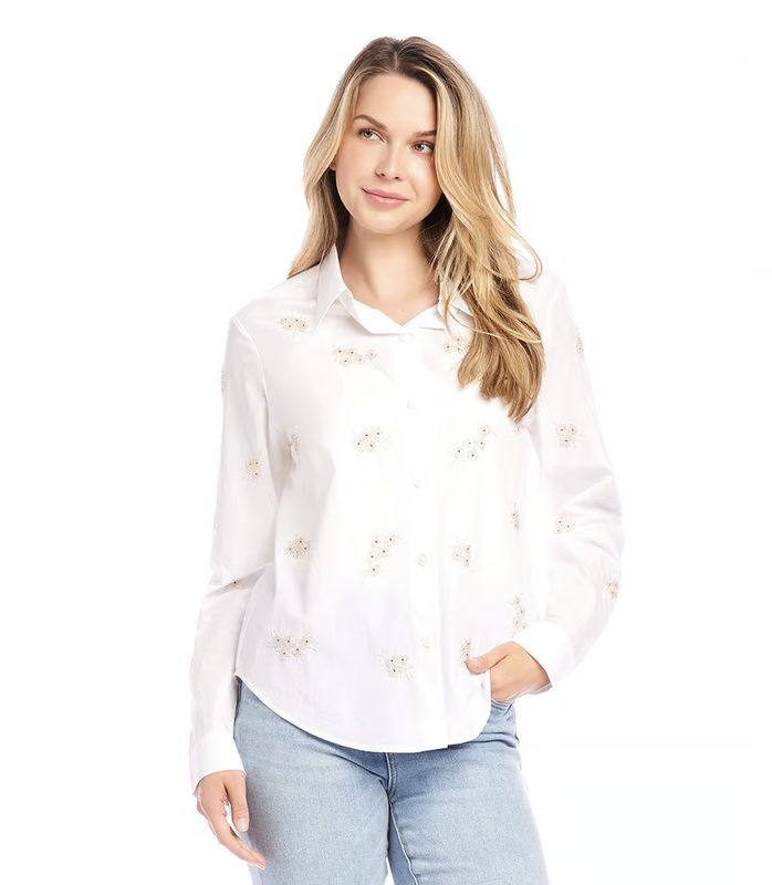 Embellished Button-Down