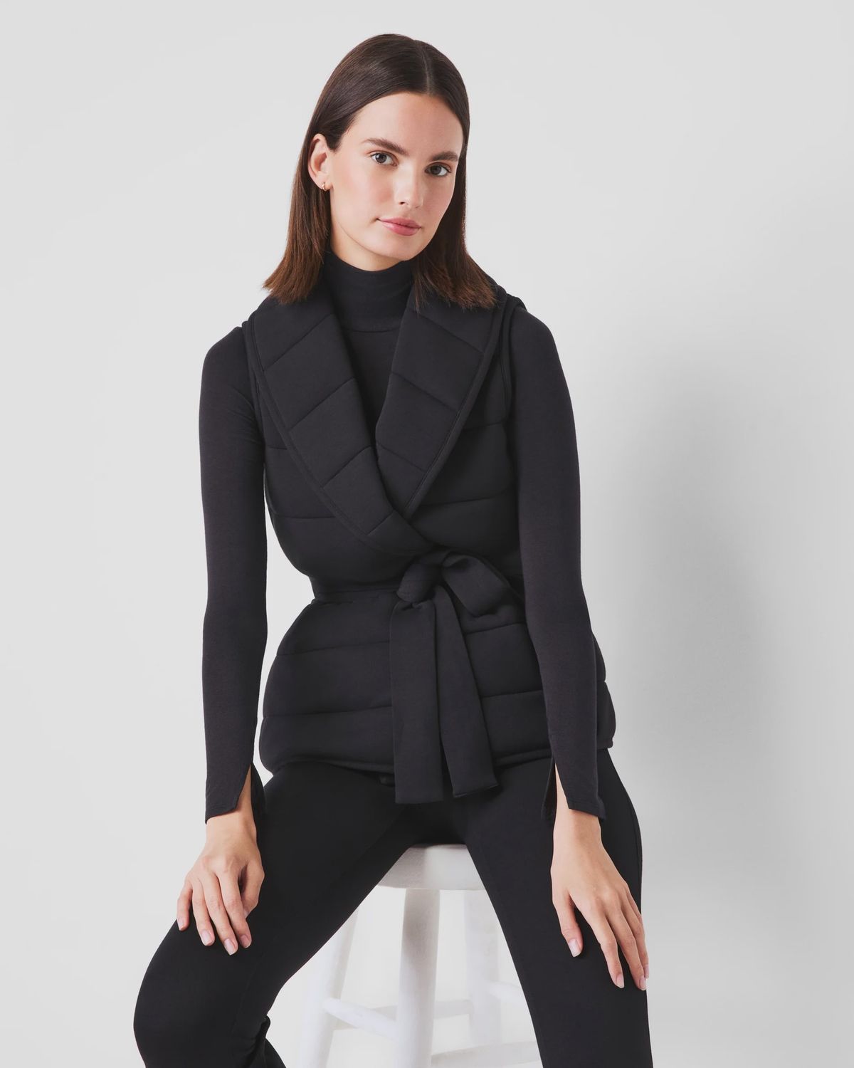 Black Puffy Vest