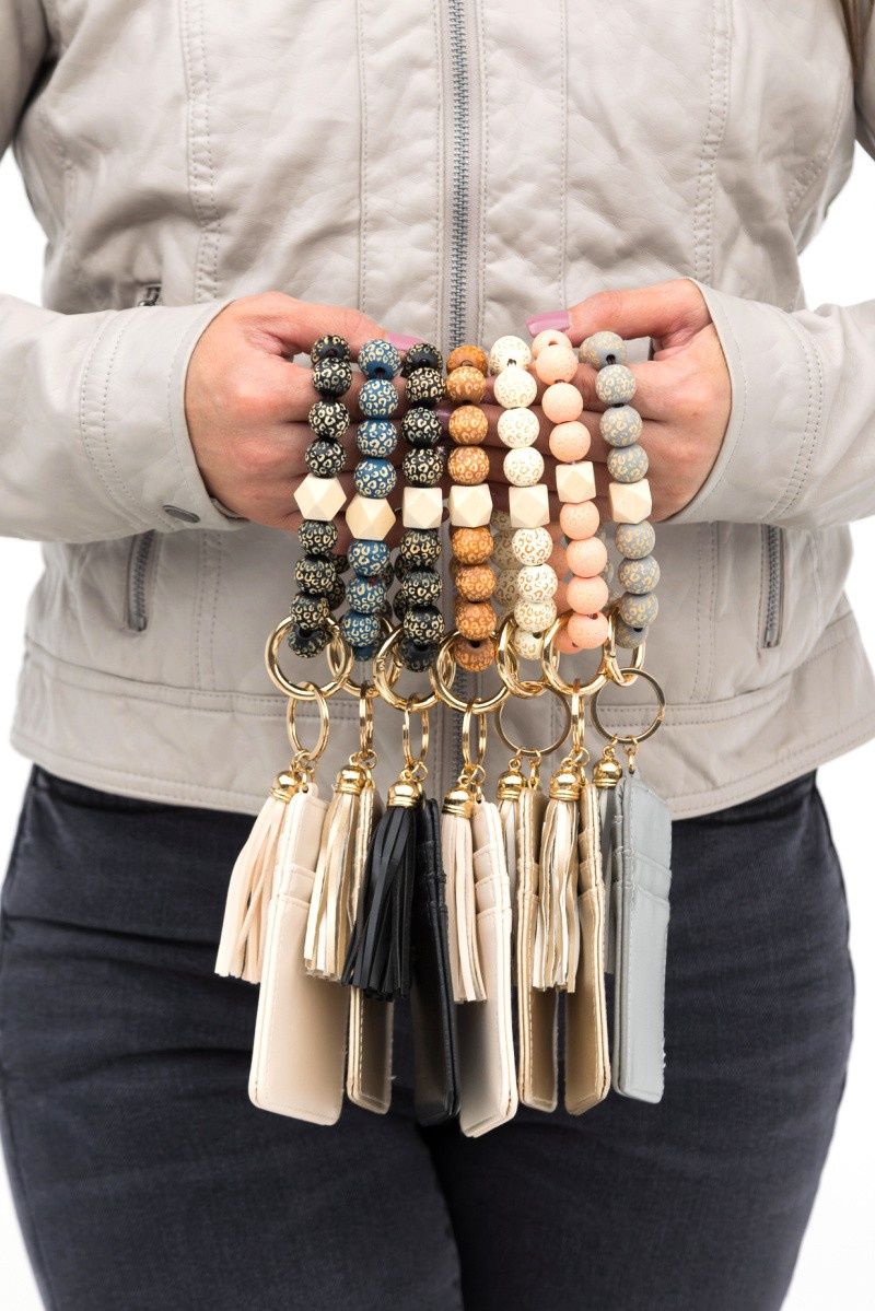 Beaded Keyring Wallet
