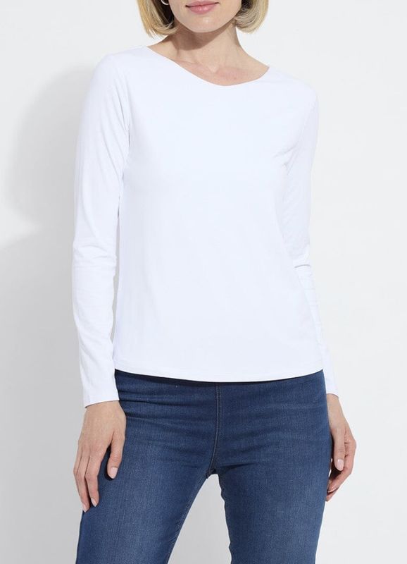 White Lyssential LS Top