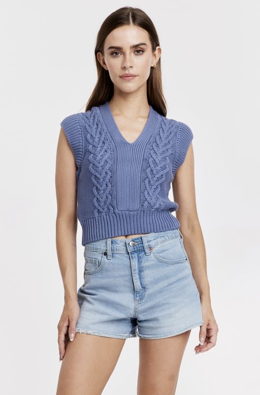 Stormy Blue Emberly Sweater