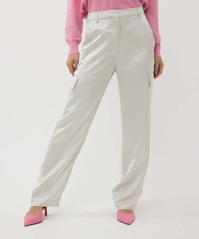Cargo Satin Trousers