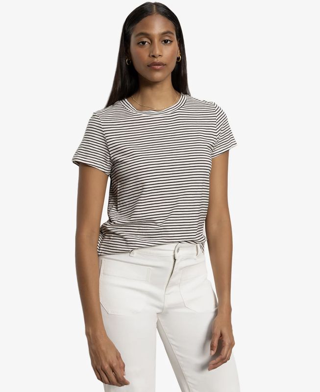 Pumice Stone Stripe Perfect Tee