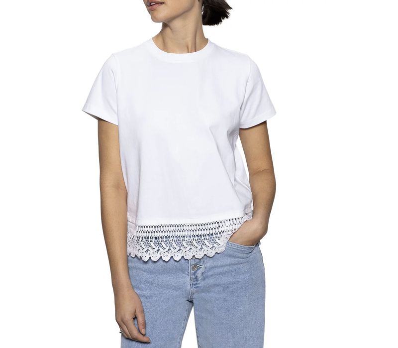 White Lace Remix Tee