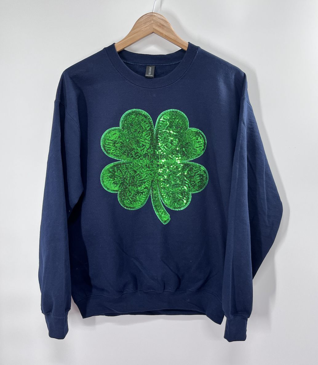 Shamrock Patchwork Crewneck