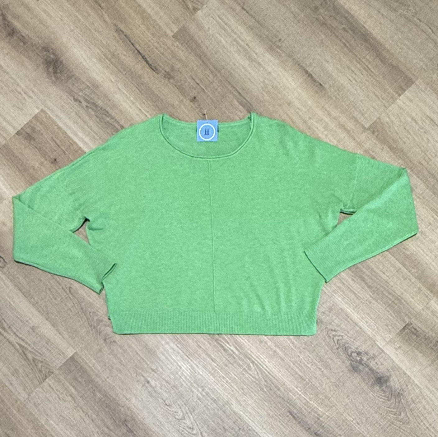 Green Boxy Sweater