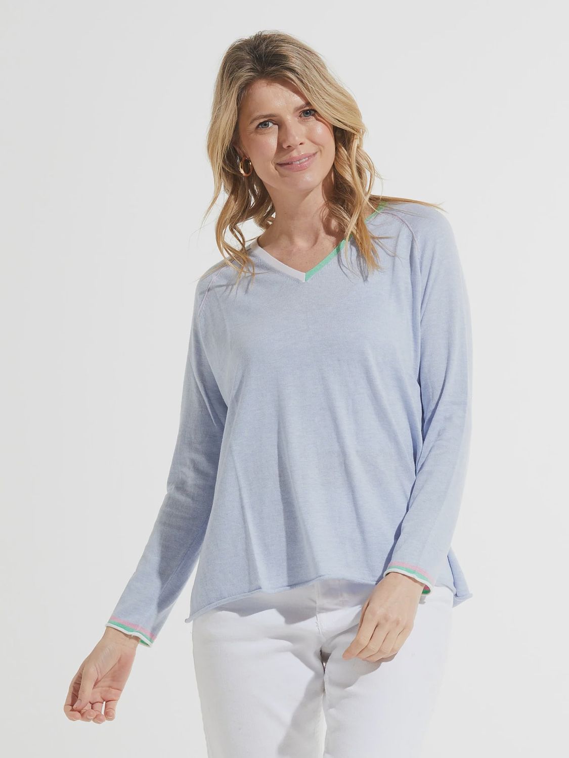 Sky V-Neck Sweater