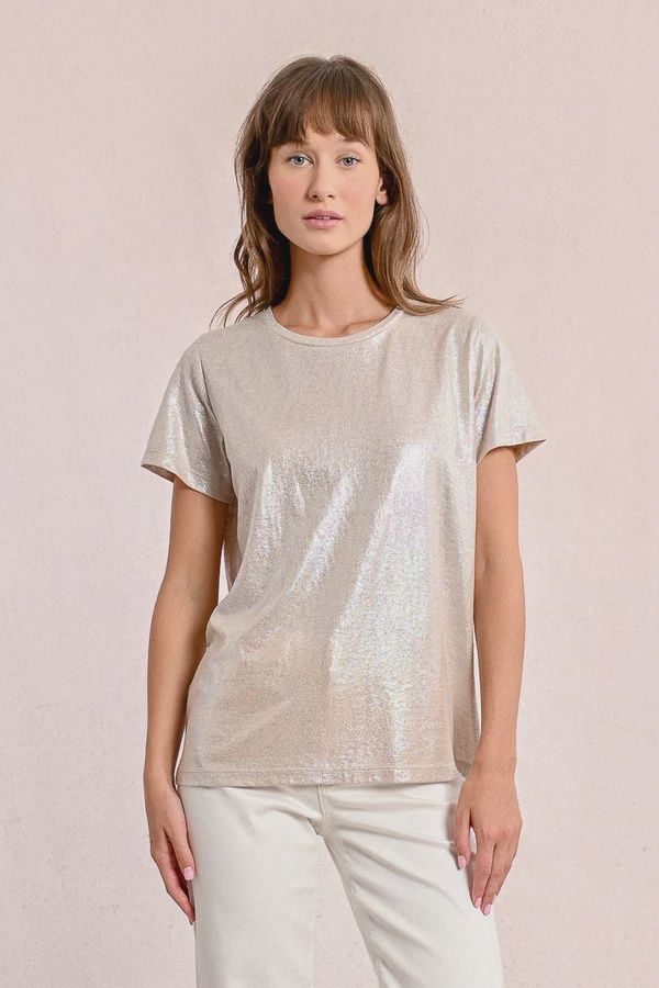 Metallic Tee