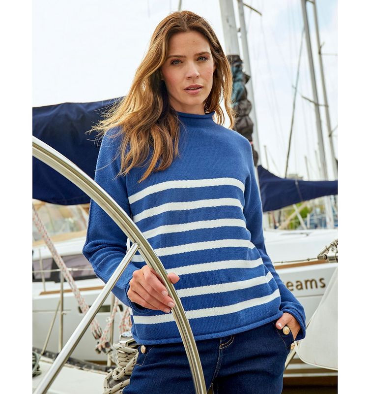Royal Stripe Sweater