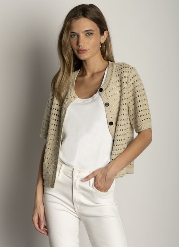 Oat Crochet Cardigan