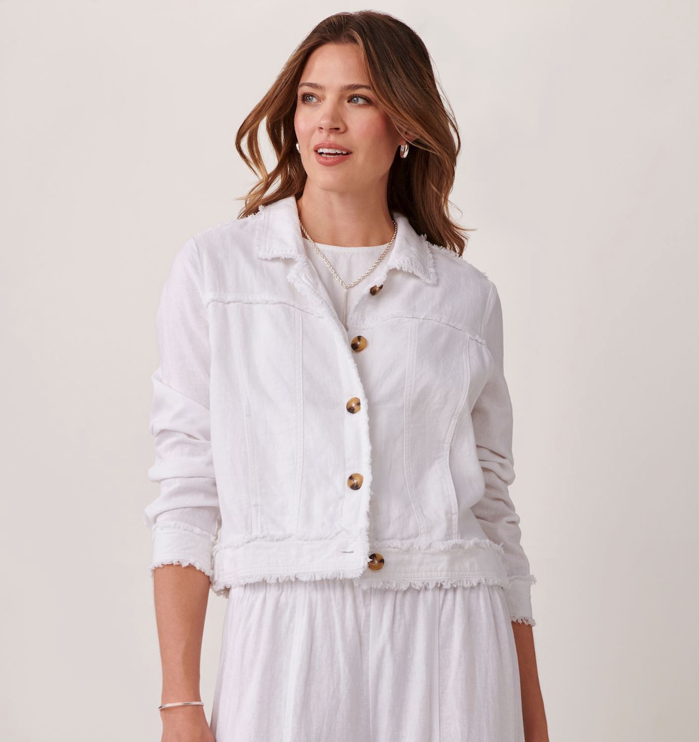 White Linen Jacket