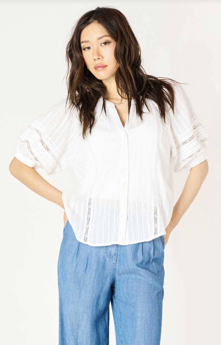 White Cotton Lace Top
