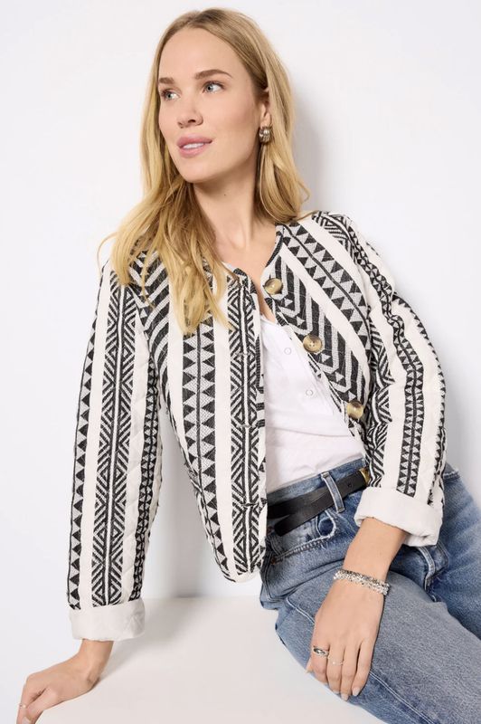 B/W Crafted Coco Jacket