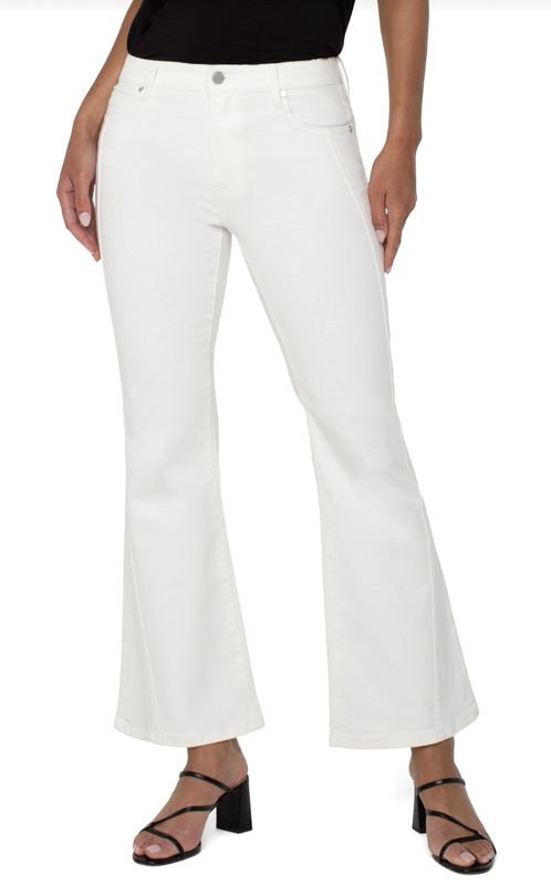 White Seamed 28&quot; Hannah Flare