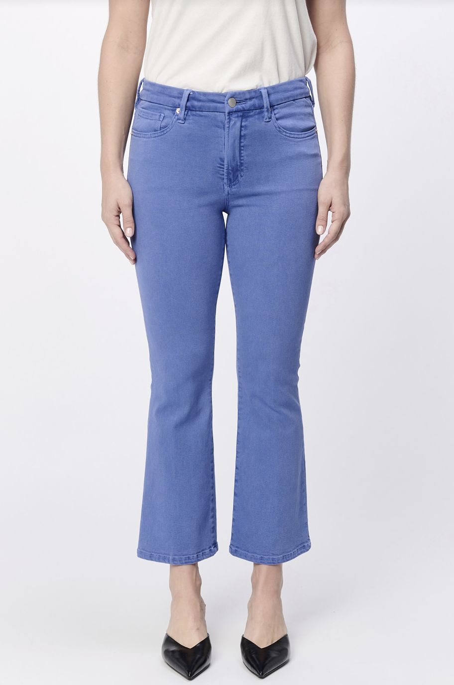 Blue Jeanne Crop