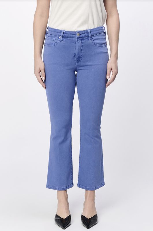 Blue Jeanne Crop