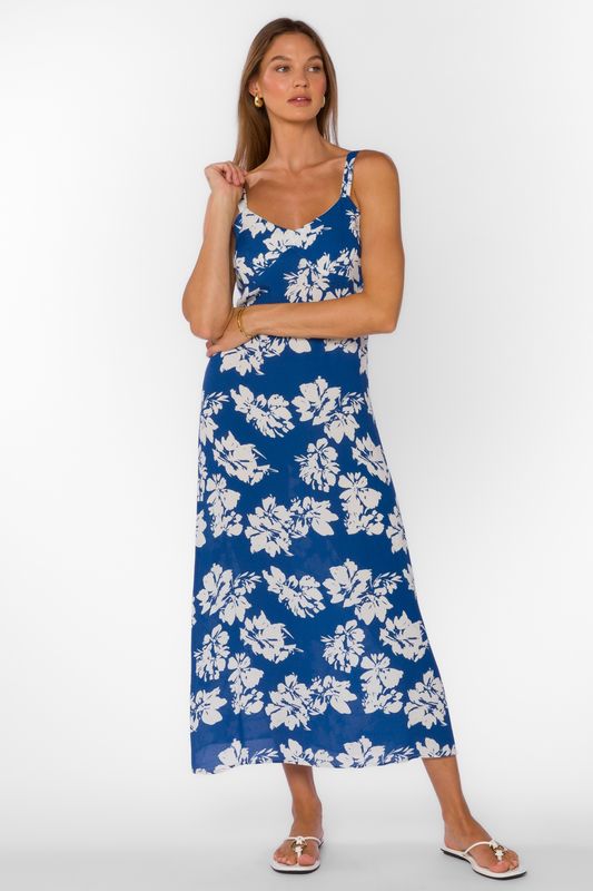 Blue Floral Kristen Dress