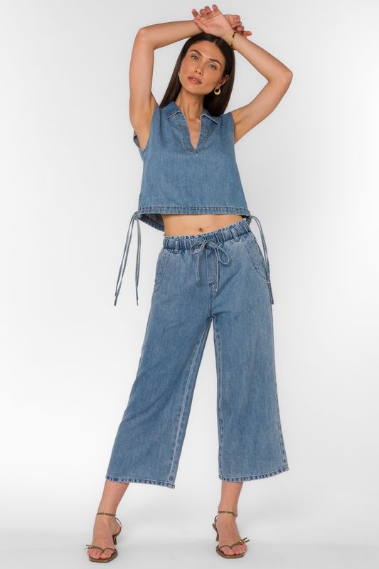 Claudette Denim Pant