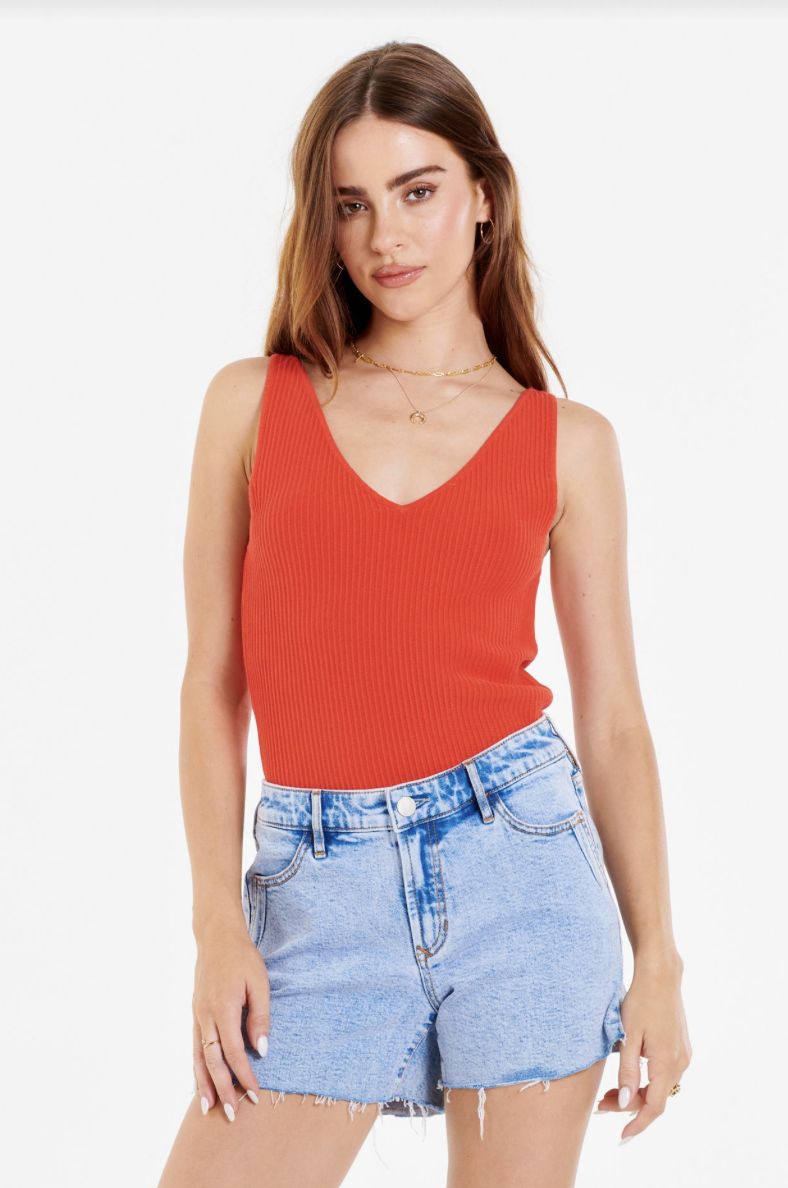Fiery Red Noa Tank