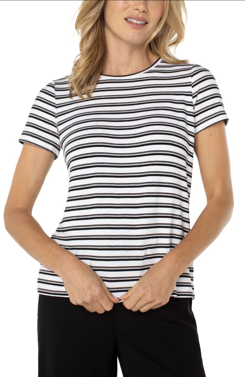 B/W SS Crew Tee