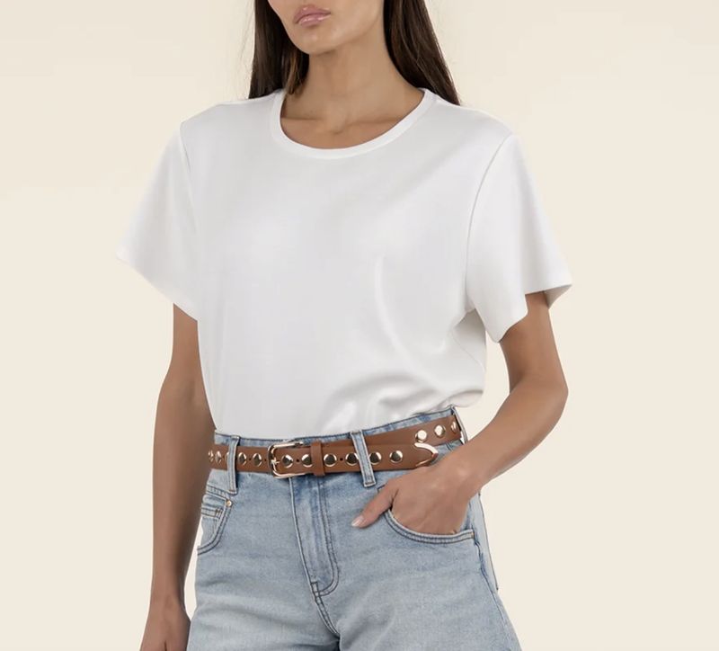 White Remington Scoop Top