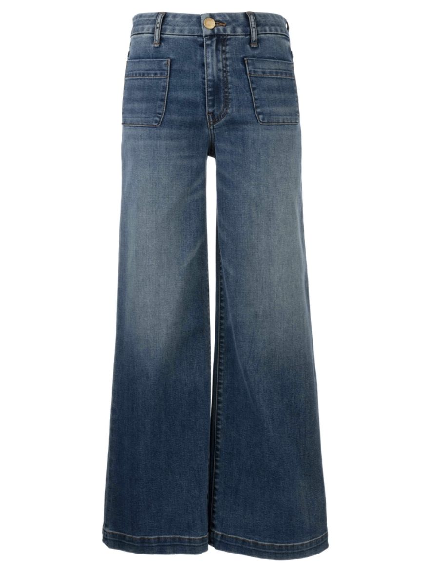 Meg HR Patch Pkt Wide-Leg