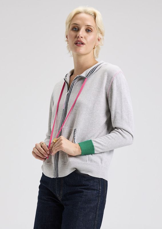 Heart Embroidery Hoodie