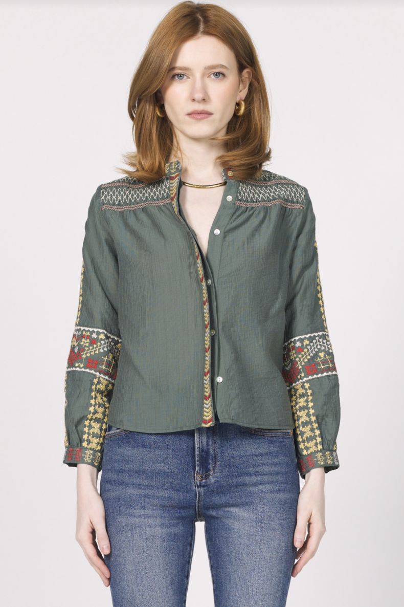 Slate Green Makenna Top