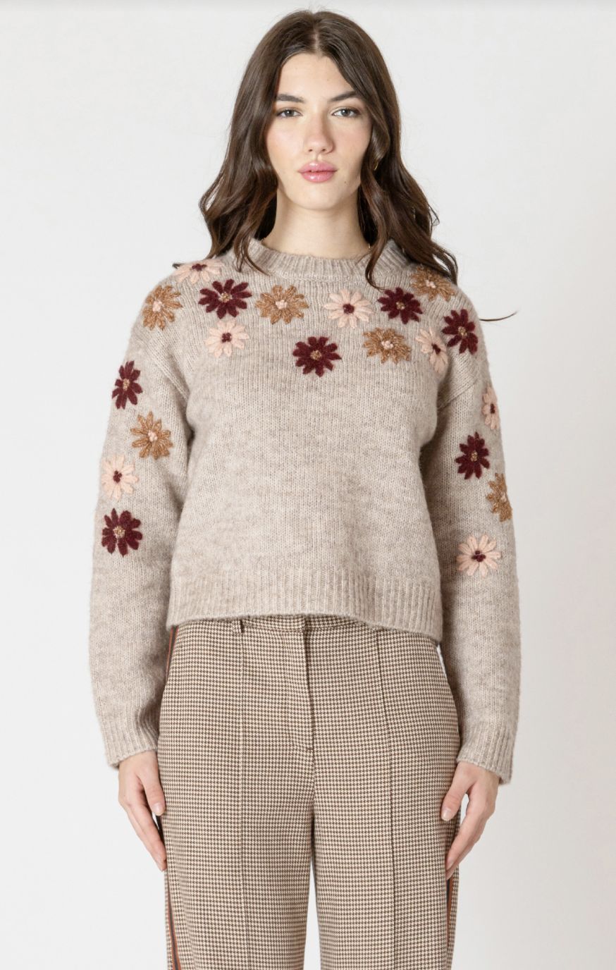 Floral Meadow Sweater