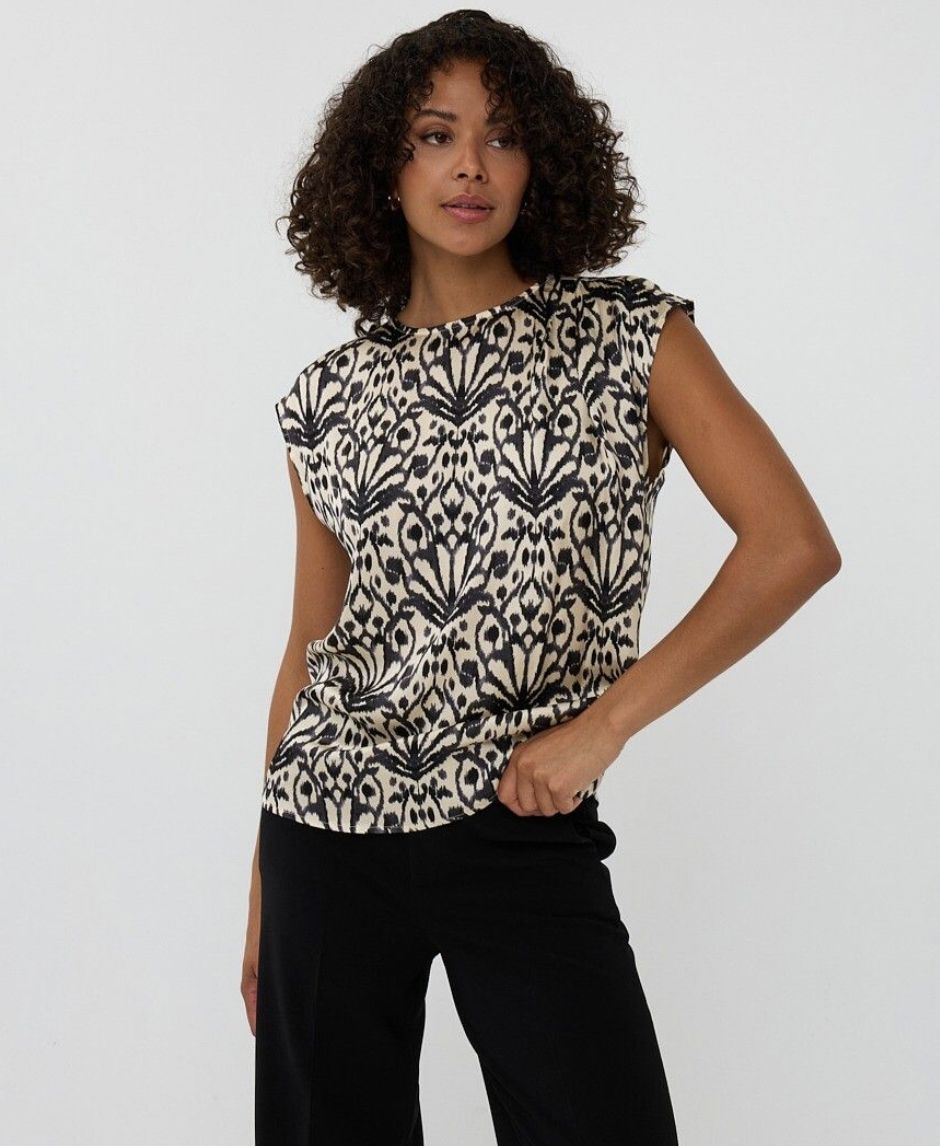 Print Sleeveless Top