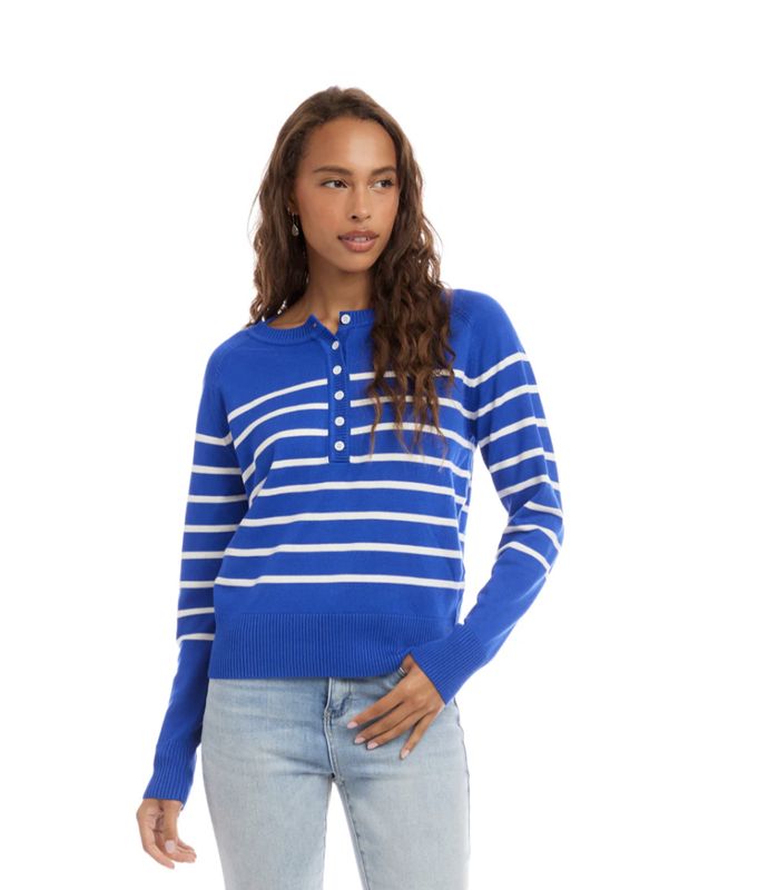 Royal Stripe Henley