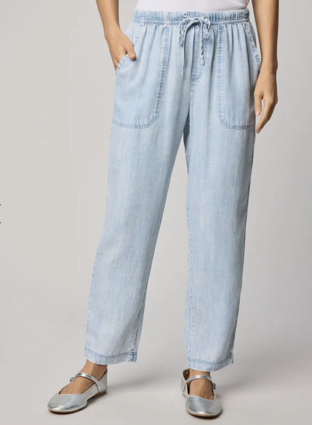 Bleached Indigo Angie Straight