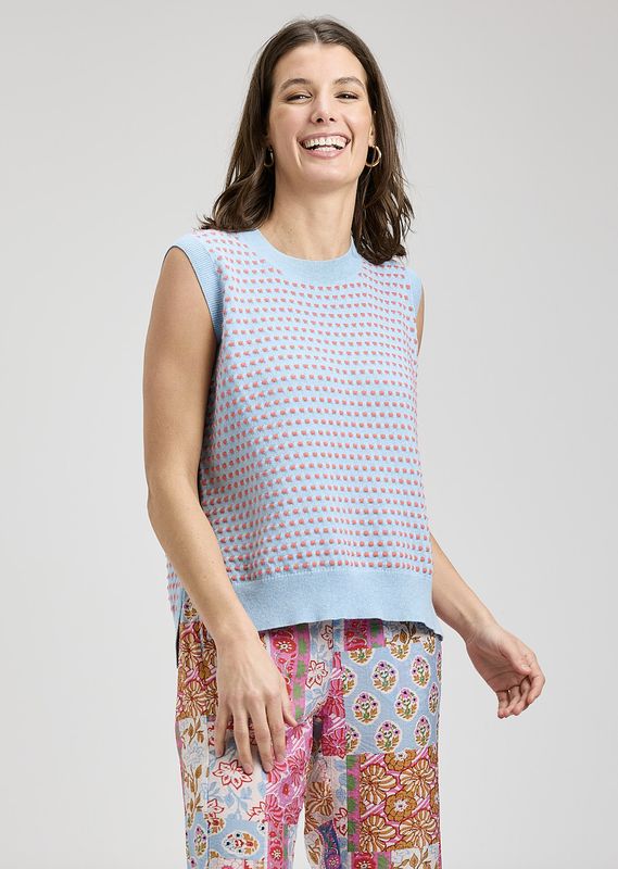 Sky Textured Sweater