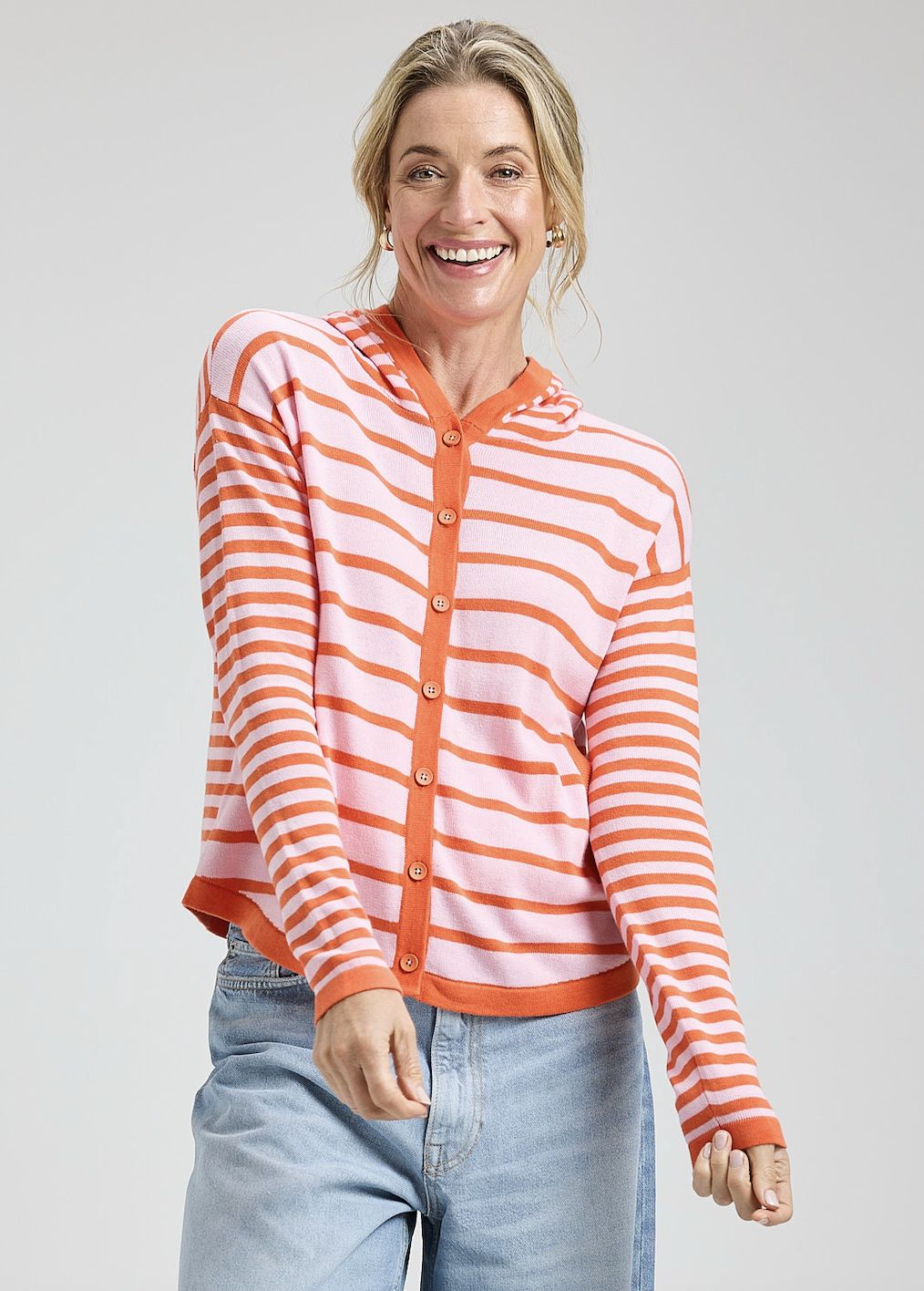 Sunset Multi-Stripe Hoodie