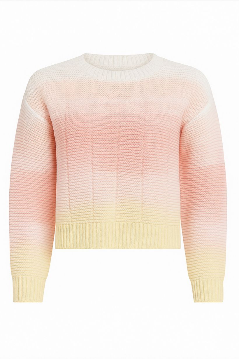 Peach Ombré Jaycee Sweater