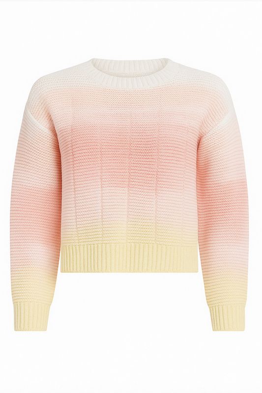 Peach Ombré Jaycee Sweater