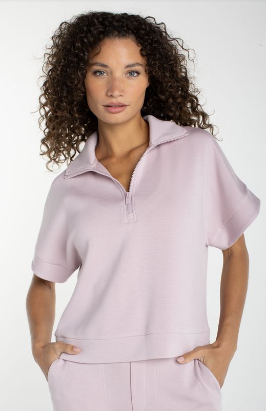 Lilac 1/2 Zip Popover
