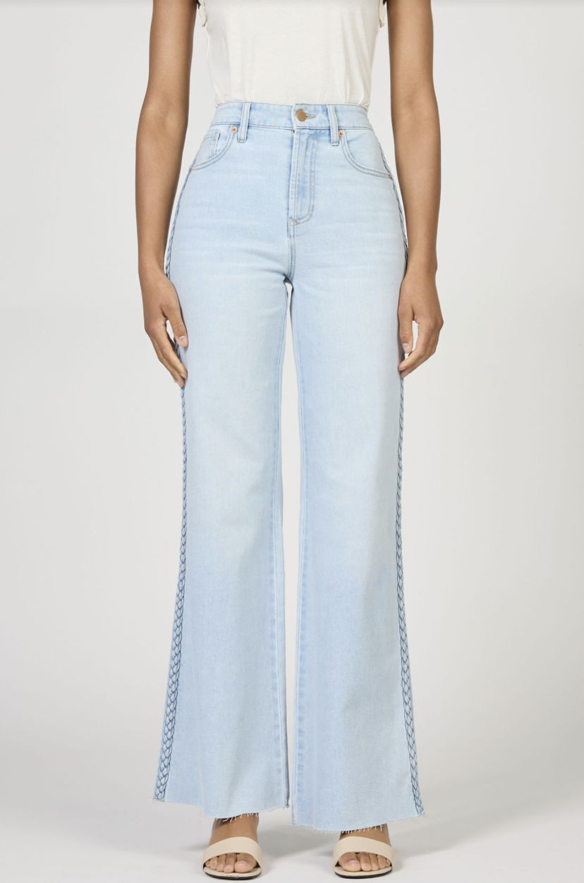 Fiona Braided Wide-Leg
