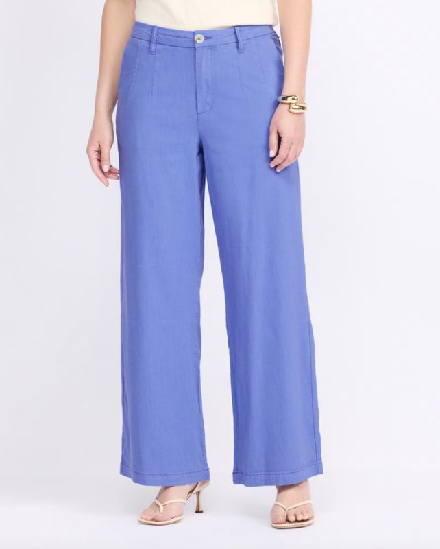 Cornflower Linen Pant