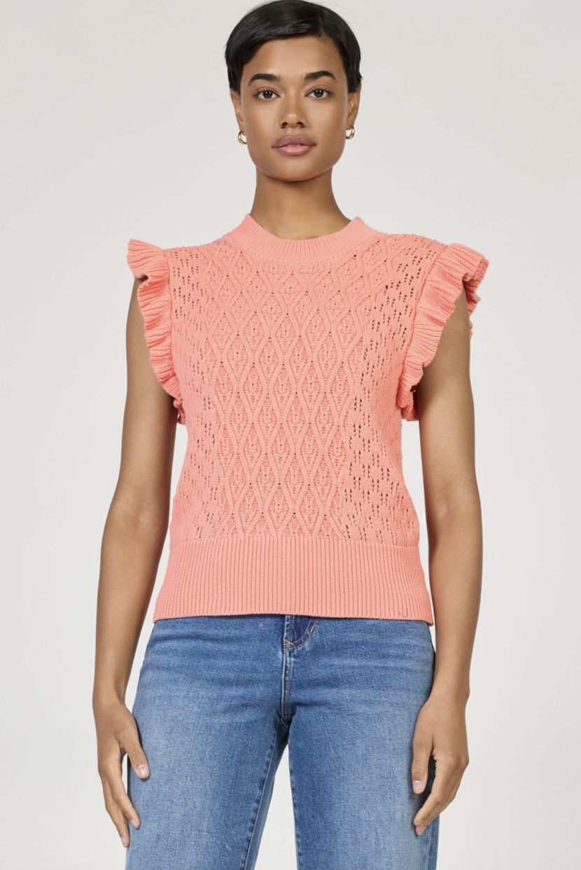 Coral Tilly Sweater