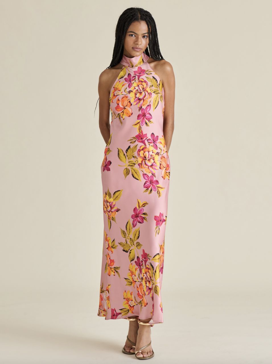 Tropical Laura Halter Maxi
