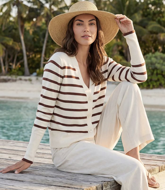 Coco Stripe Cardigan