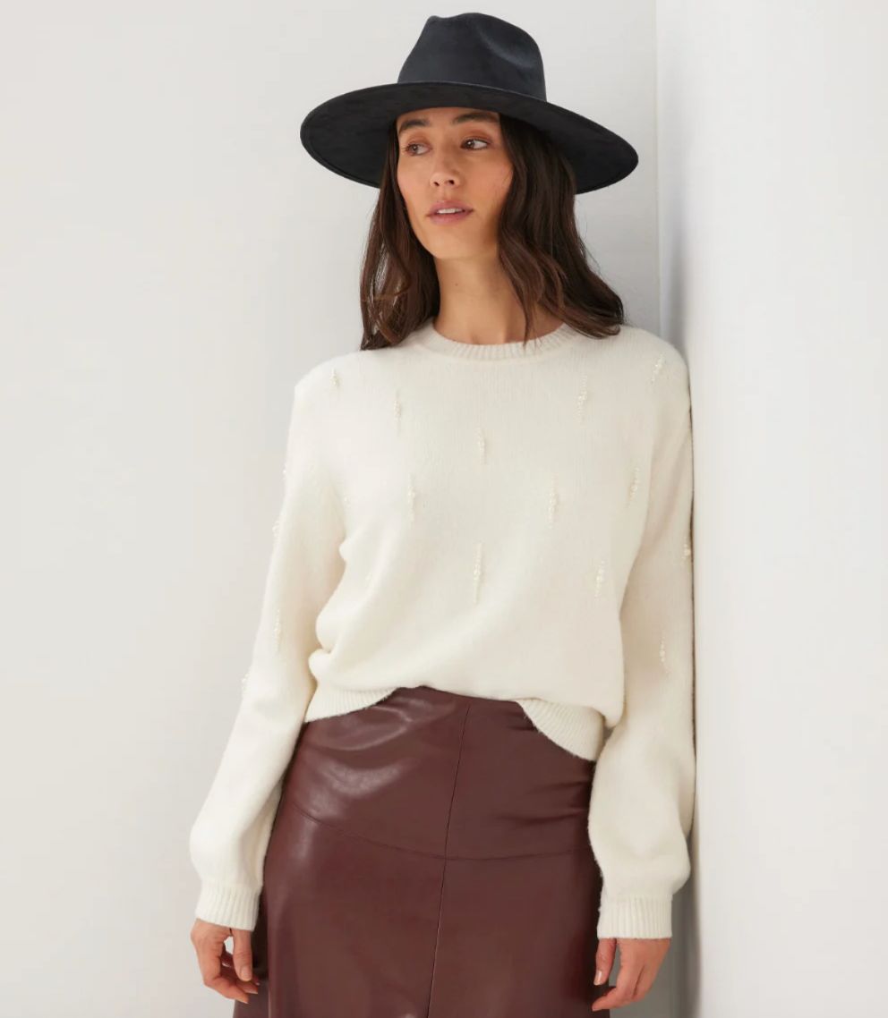 Pearl Embellished Sweater