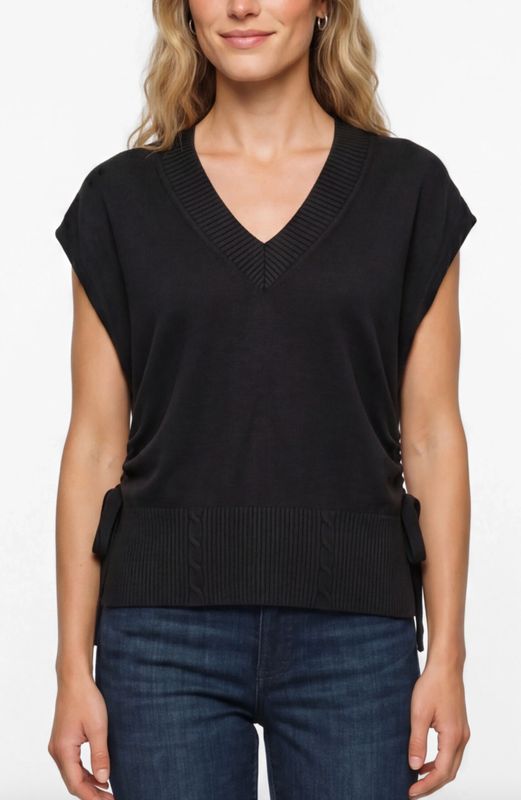 Black Dolman Popover Sweater