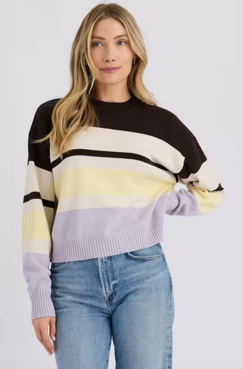 Choc. Stripe Moore Pullover