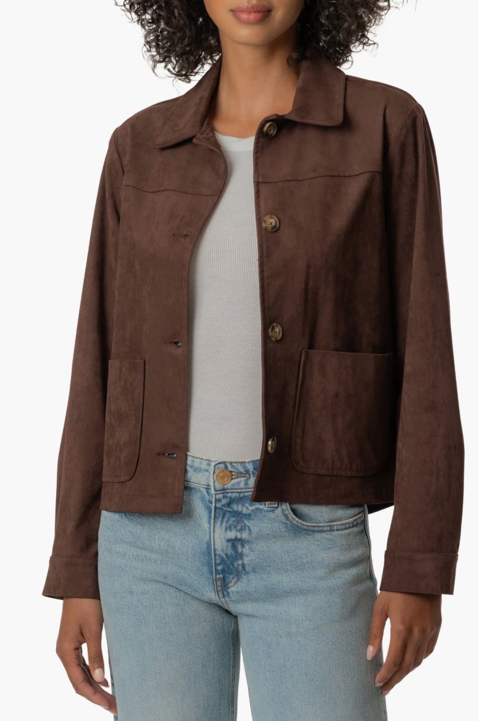 Brown Suede Dakota Jacket