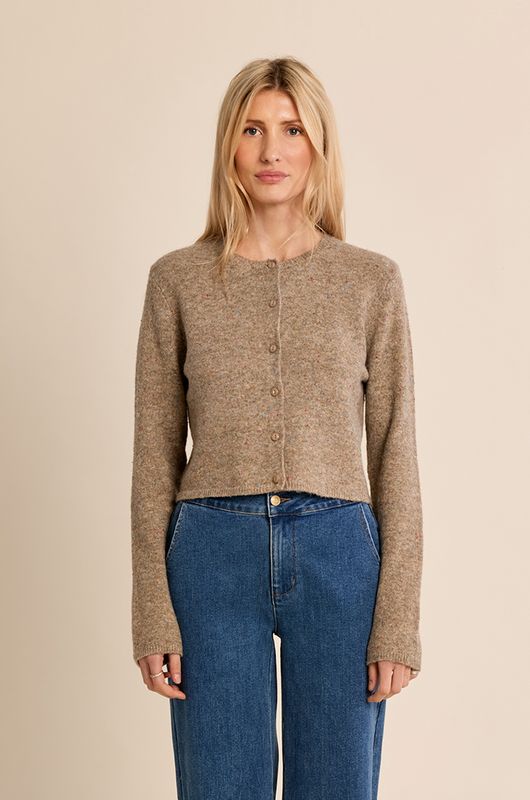 Camel Speckle Cardi