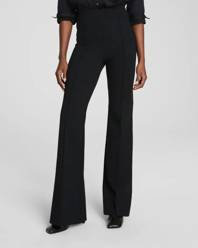 Black Ponte Flare Pant